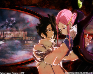 Anime couple intruder alert aya - a wallpaper free wallpaper