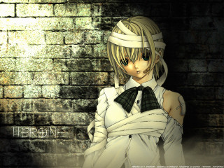Anime white dress black tie - gothic free wallpaper for desktop