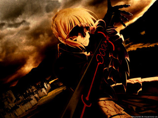Anime saber armor blonde braid - gothic free wallpaper for desktop