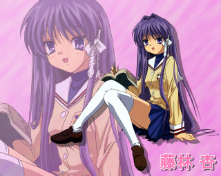 Anime girls pink background school - two anime girls sitting next free wallpaper