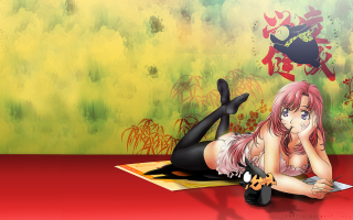 Alice prin woman rug blackcat - a black cat free wallpaper