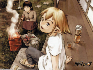 Girl porch fire boy ground - a boy free wallpaper