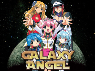 Galaxy angel space art anime - a group of anime characters free wallpaper