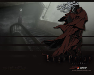 Woman red dress stairway gothic - a stairway free wallpaper