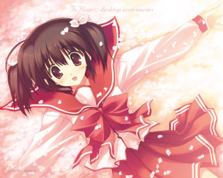 Girl redbow arms outdoors ayako - neoromanticism free wallpaper