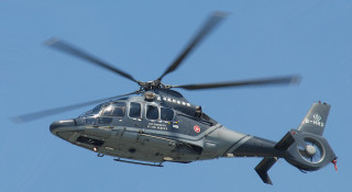 Helicopter flying blue sky propellers 2 - cafer bater free wallpaper