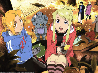 Anime girls fireplace outdoors elfric - a fire place free wallpaper