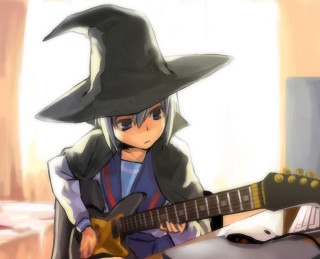 Guitar hat windows anime rayonism - david gilmour blythe free wallpaper