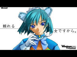 Cartoon blue hair blue outfit - a blue outfit free wallpaper