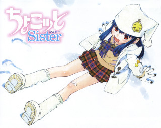 Girl sailor outfit snow bandaids - her leg free wallpaper