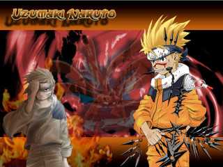 Fire blooded ninja anime concept - a fire background free wallpaper