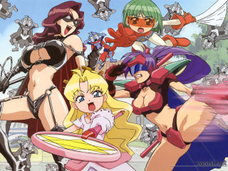 Bikini boots group manga anime - a man in a suit free wallpaper