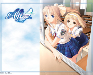 Anime girls classroom sky blueframe - aimitsu free wallpaper