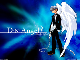 Angelic man black suit wings - a black suit free wallpaper