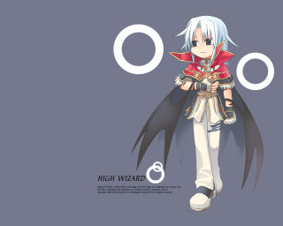 Anime whitehair cape bluebackground aliceprin - high free wallpaper