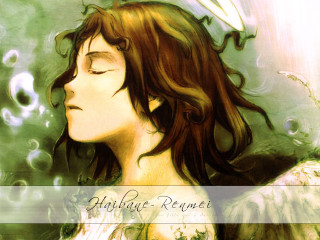 Woman feather bubbles gothic comic - a painting of a woman free wallpaper