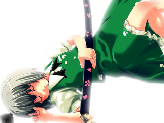 Anime ghost girl sakura sword - their back free wallpaper
