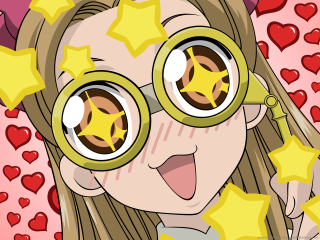 Starry girl closed eyes forehead - her forehead free wallpaper