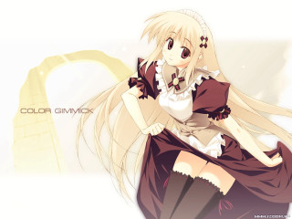 Girl dress longhair white bow - a bow free wallpaper