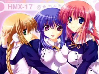 Anime girls long hair blue 22 - the other girl free wallpaper