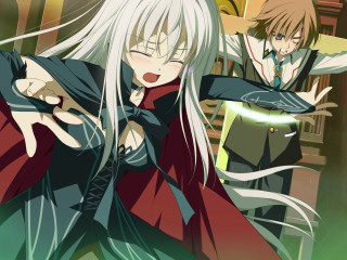 Anime characters white black hair - black hair free wallpaper