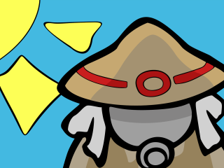 Hat backpack sun clouds blue - sun free wallpaper for desktop