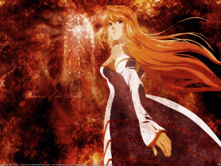 Girl fire star autumn leaves - a fire background free wallpaper