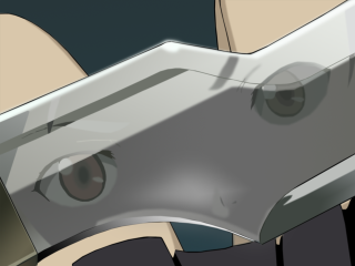Metal face eyes vanitas yandere - a face free wallpaper