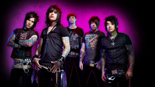 Tattooed men piercings purple black - gothic free wallpaper for desktop