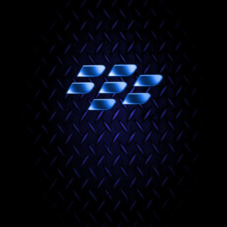 Blue blackberry logo diamond pattern - free 3d render wallpaper