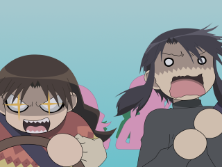 Surprised girls anime black hair - madhouse free wallpaper