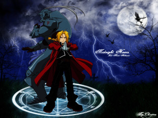Moonlit gothic anime castle forest - gothic free wallpaper