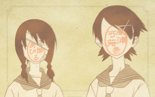 Two people facepainted mask serialart - two person free wallpaper