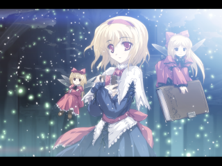 Starry sky blonde dress cat - a background of stars free wallpaper