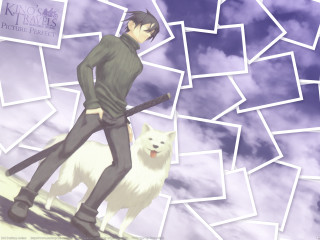 Man dog cloudy sky portrait - a cloudy day free wallpaper