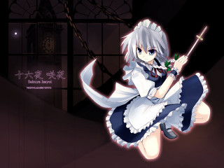 Anime girl sword clock official - a sword free wallpaper for desktop