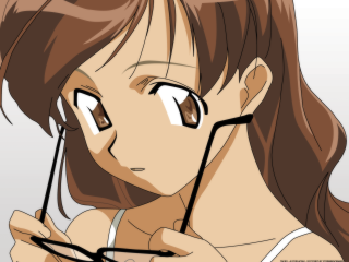 Girl scissors anime brown eyes - a pair of scissors free wallpaper