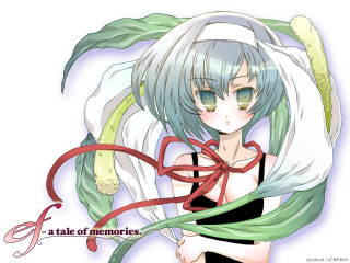 Girl green hair black top - a green hair free wallpaper
