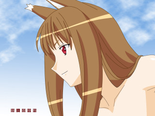 Woman redeyes longhair animewolf outdoor - red eye free wallpaper