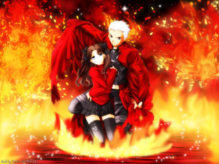 Anime fire stars battle embers - a fire free wallpaper