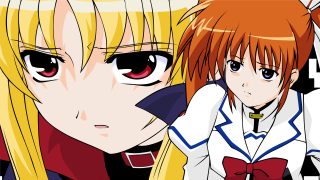 Blonde girls red eyes bow - red eye free wallpaper