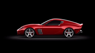 Red sports car sharp lines - sharp line free wallpaper