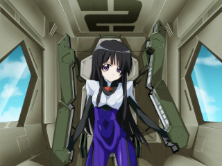 Futuristic anime girl mecha cockpit - mecha free wallpaper