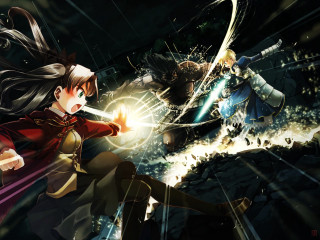Fantasy fight swords armor glowing - sword free wallpaper