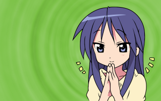 Bluehair girl praying aguri uchida - blue hair free wallpaper