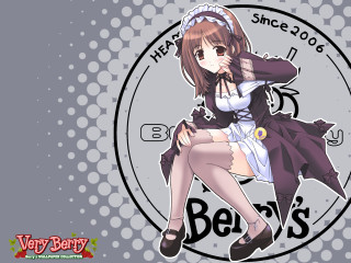 Girl dress sign hat berries - brenda chamberlain free wallpaper