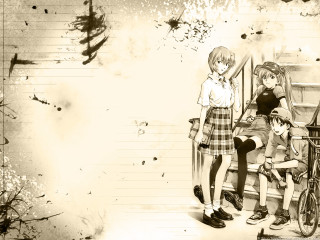 Girls bench bike piano aviation - a bench next free wallpaper