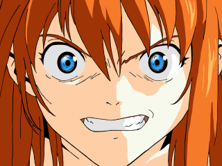 Baioken eishun blueeyes redhair toothygrin - their face free wallpaper