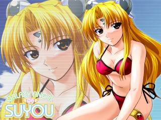 Cartoon girl bikini demon ayako - her head free wallpaper