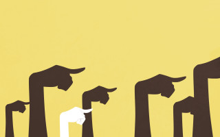 Elephants line trunks touching yellow - brian thomas free wallpaper